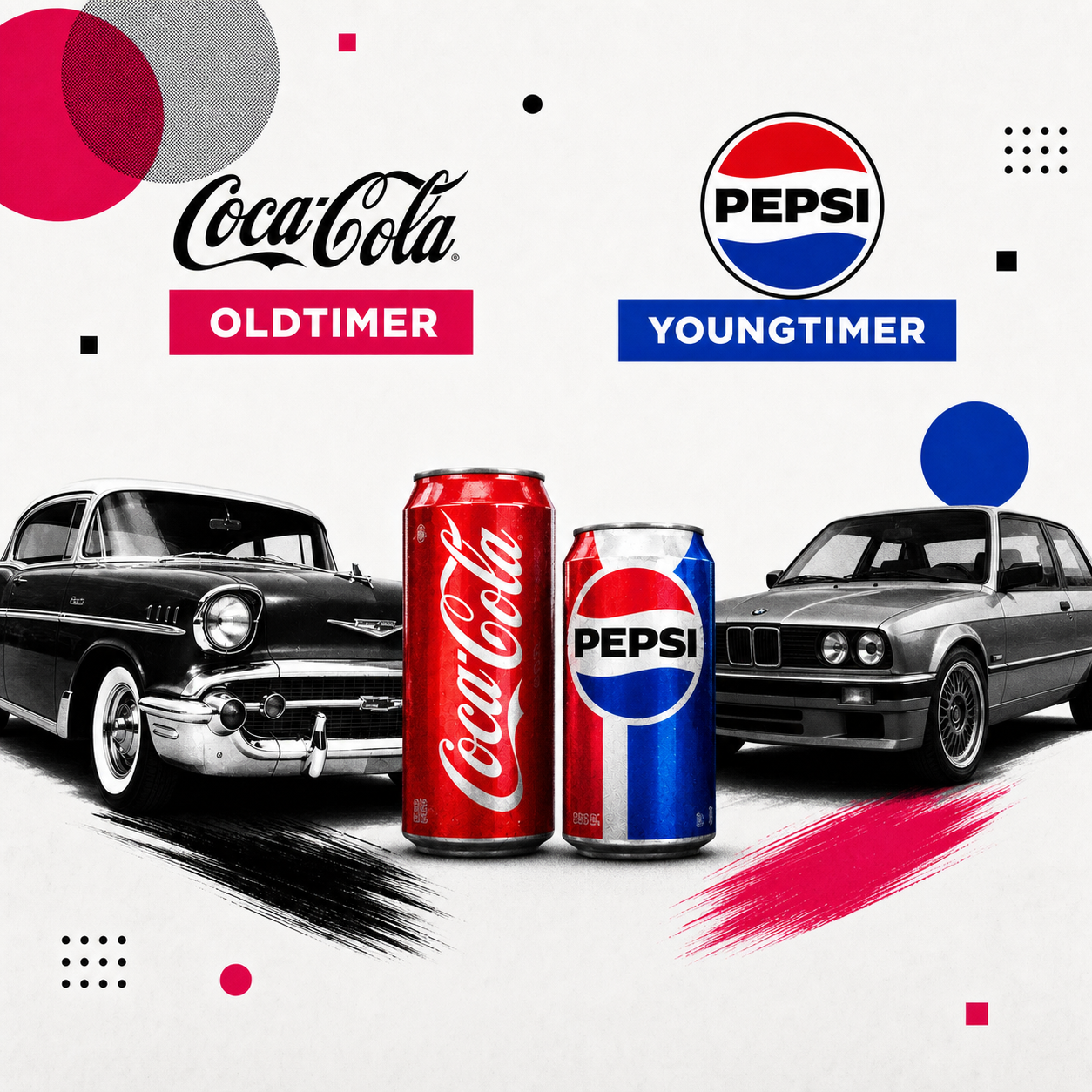 Coca-Cola vs Pepsi czyli Oldtimer vs Youngtimer w 5 kampaniach